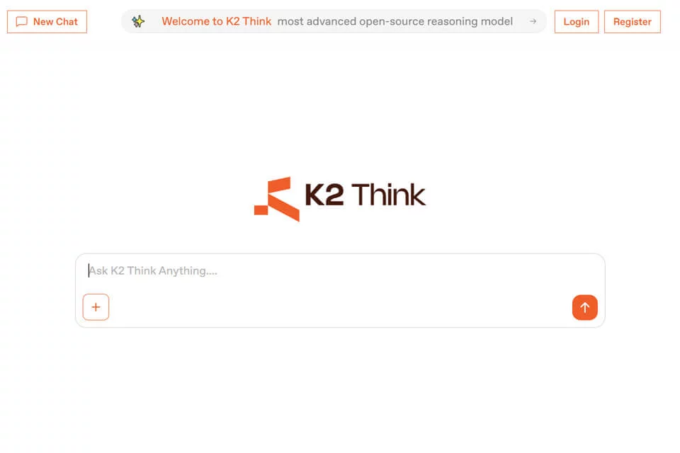 K2 Think 网站预览图