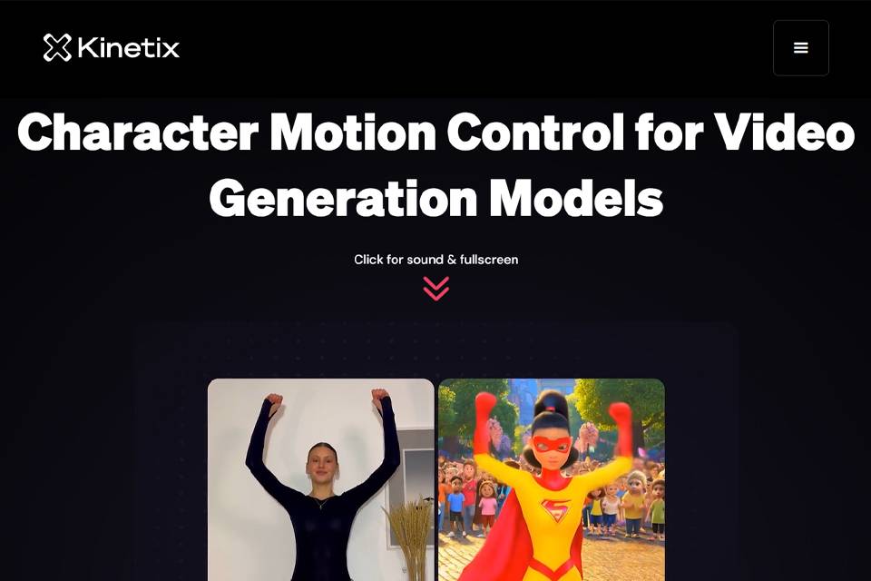 Kinetix 网站预览图