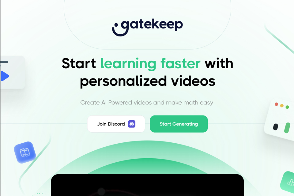 Gatekeep 网站预览图