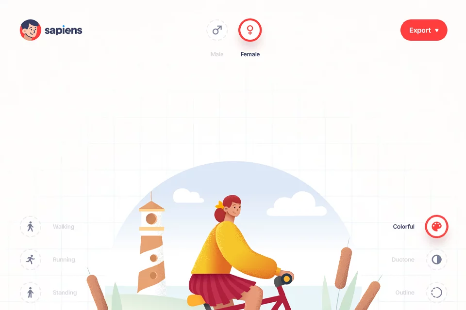 Sapiens 网站预览图