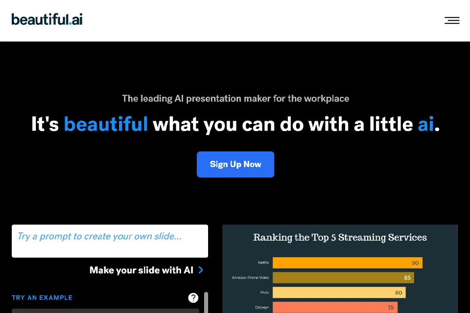 Beautiful AI 网站预览图