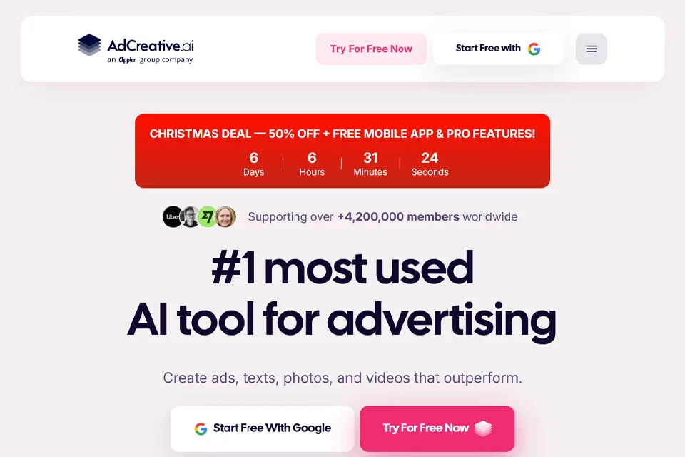 AdCreative 网站预览图