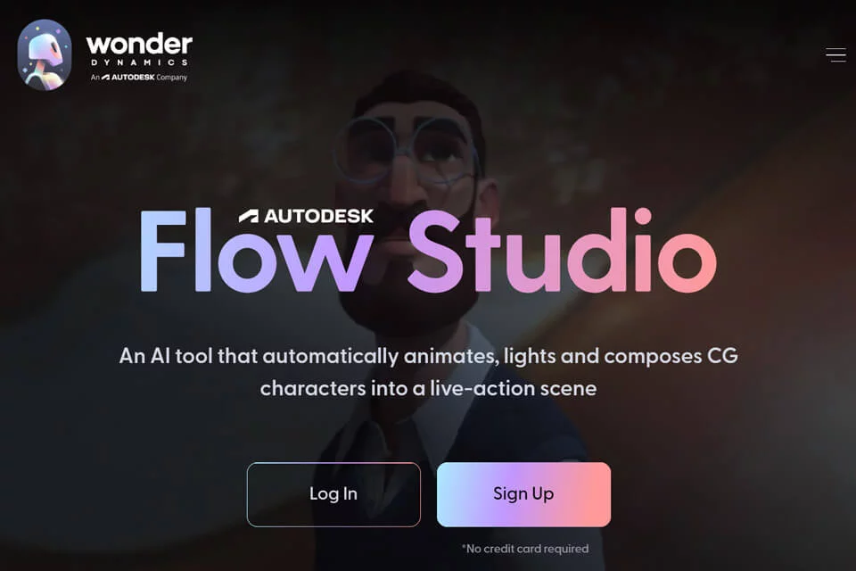 Flow Studio 网站预览图