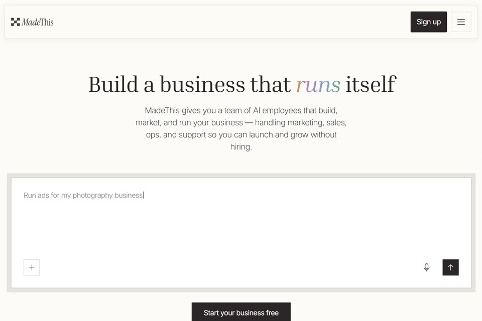 MadeThis 网站预览图