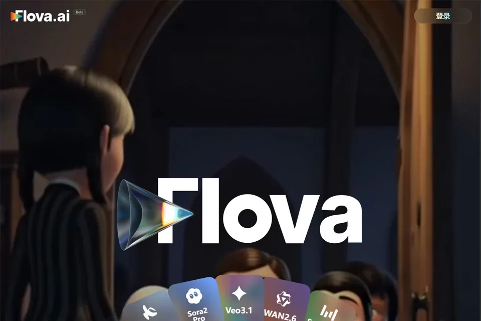 Flova AI 网站预览图