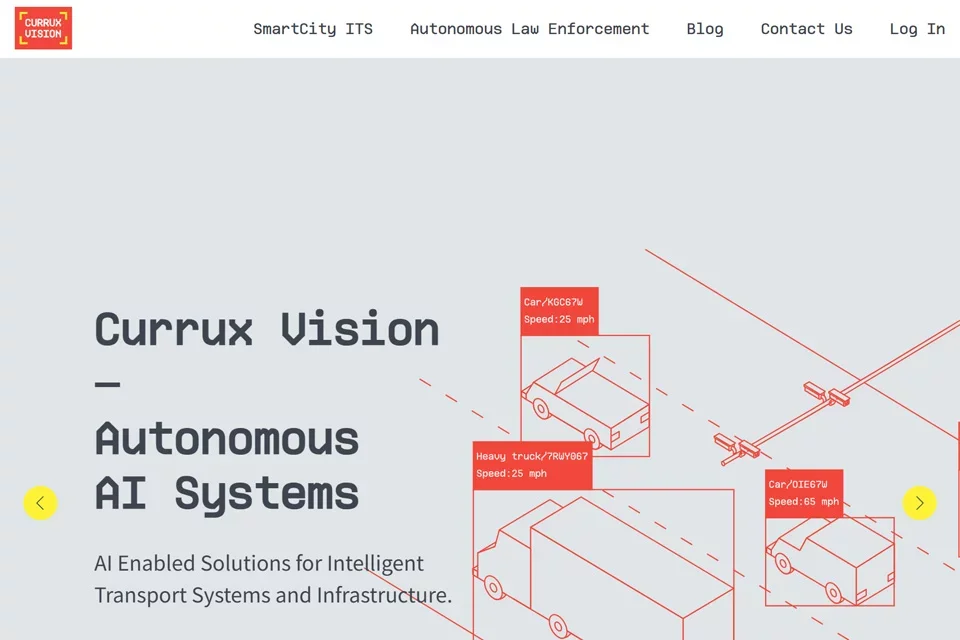 Currux Vision 网站预览图