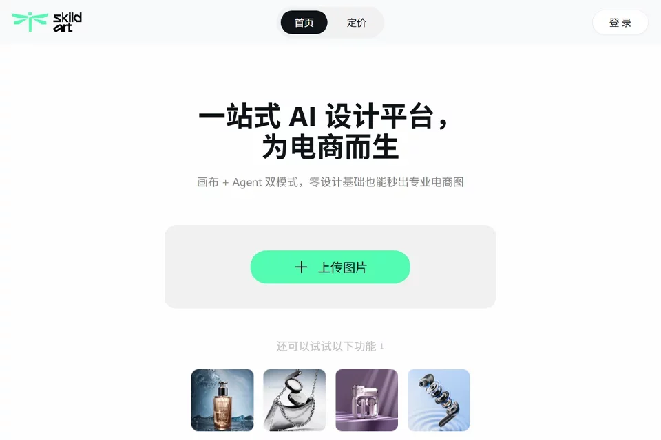 SkildArt 网站预览图