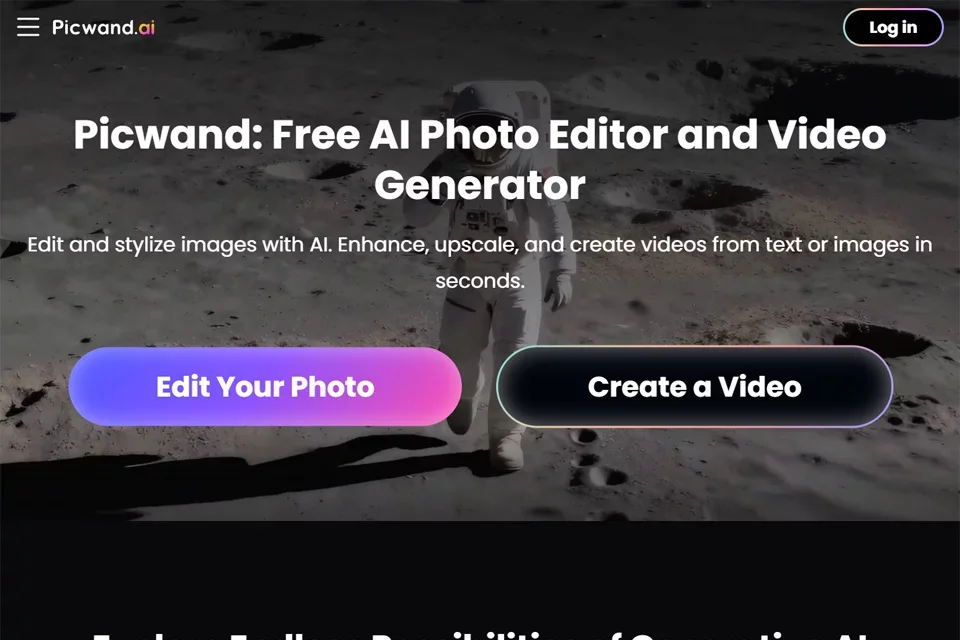 Picwand 网站预览图