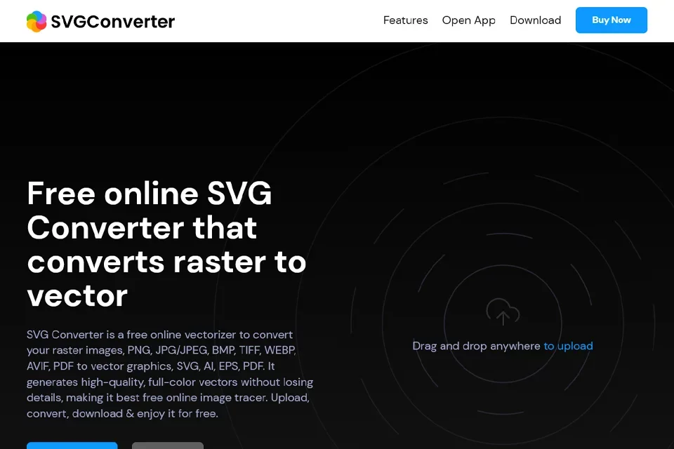 SVG Converter 网站预览图