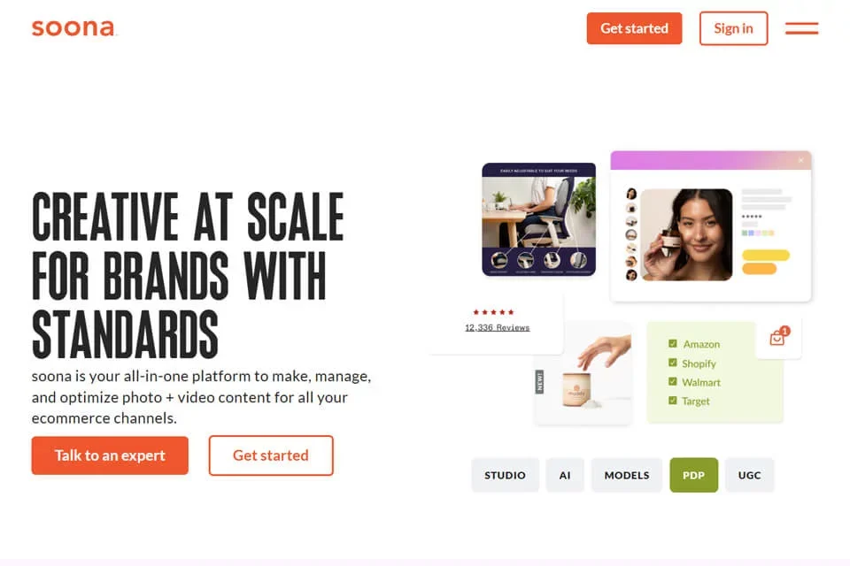 soona 网站预览图