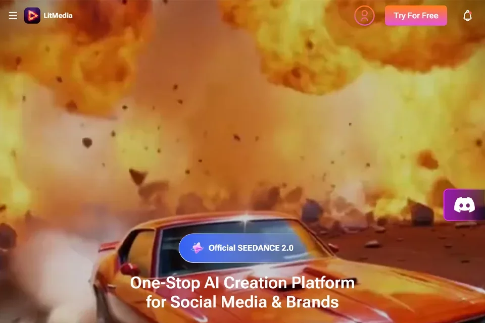 LitMedia 网站预览图