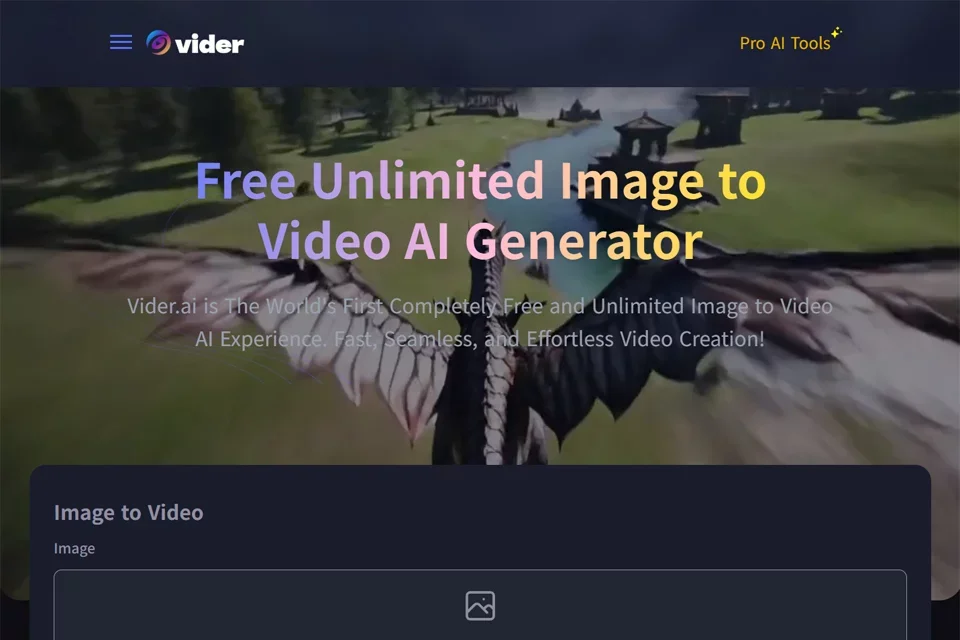 Vider 网站预览图