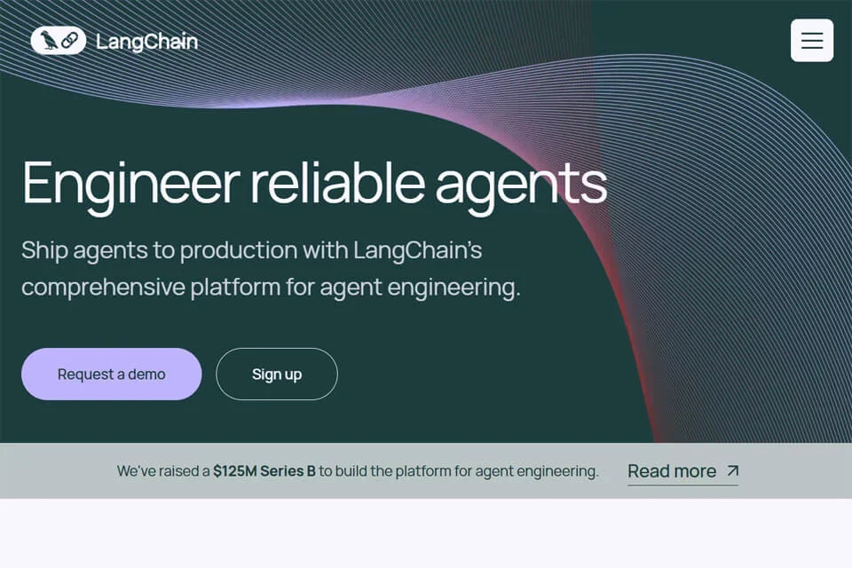 LangChain 网站预览图