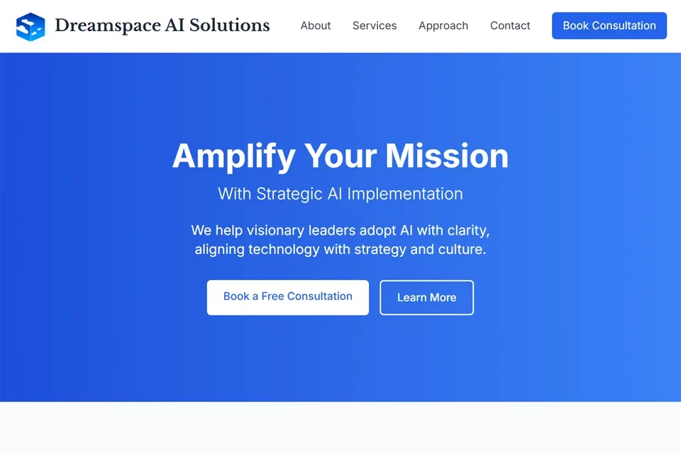 Dreamspace 网站预览图