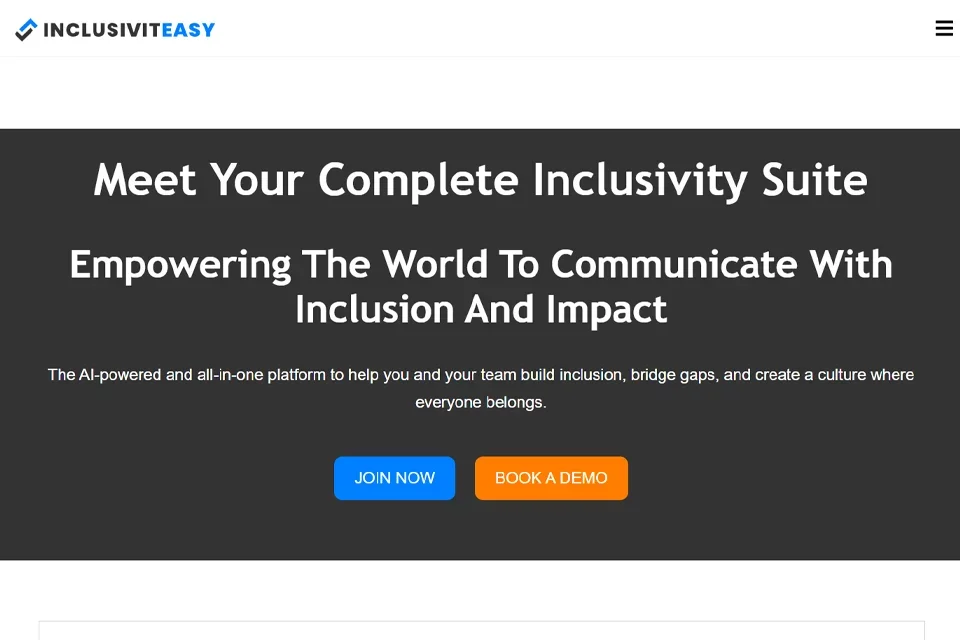 InclusivitEasy 网站预览图