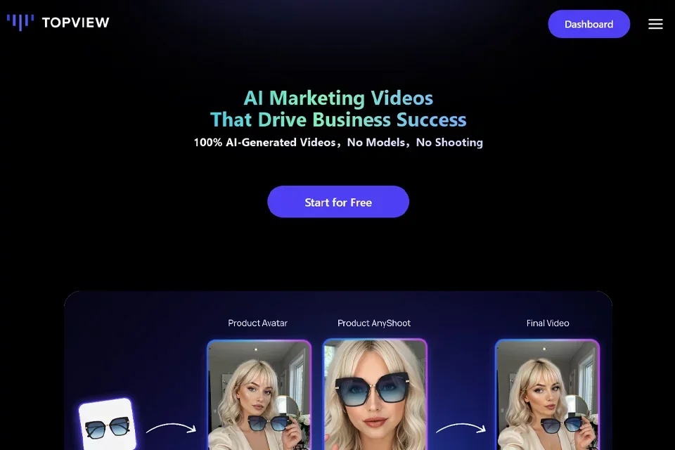 Topview 网站预览图