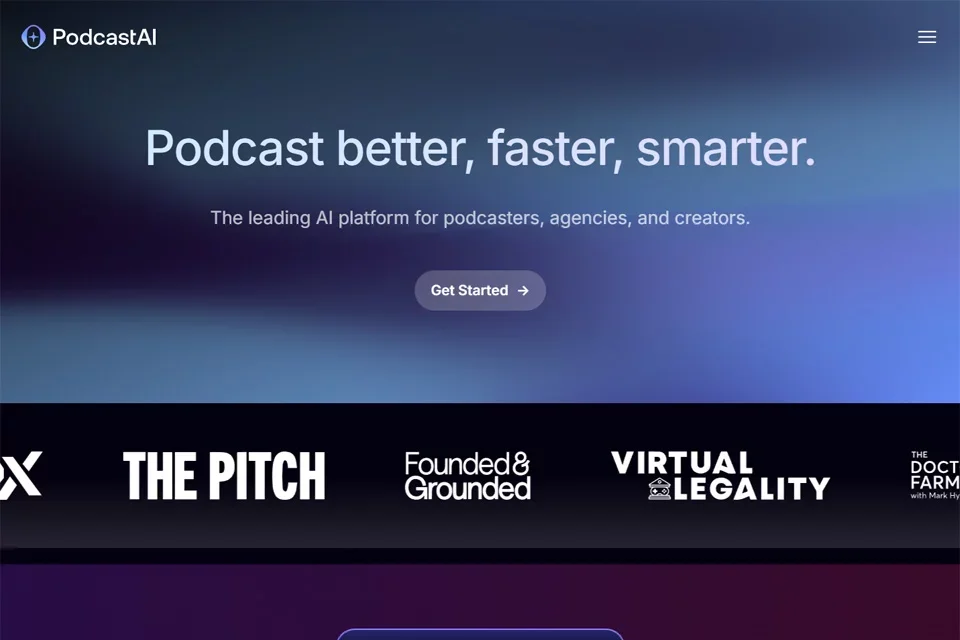 Podchat 网站预览图