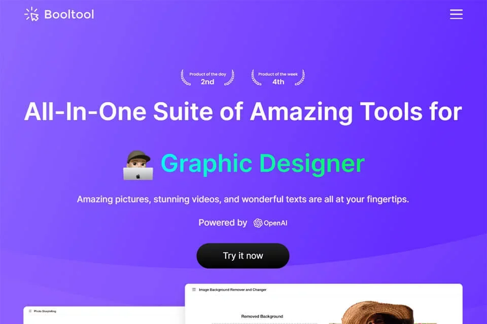 Booltool 网站预览图