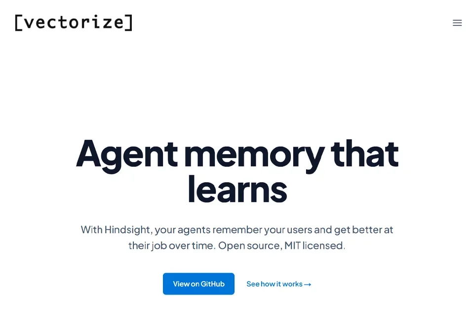 Vectorize 网站预览图