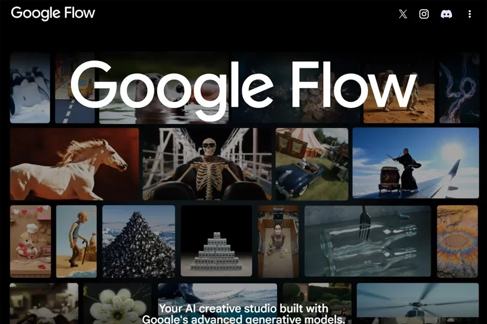 Google Flow 网站预览图