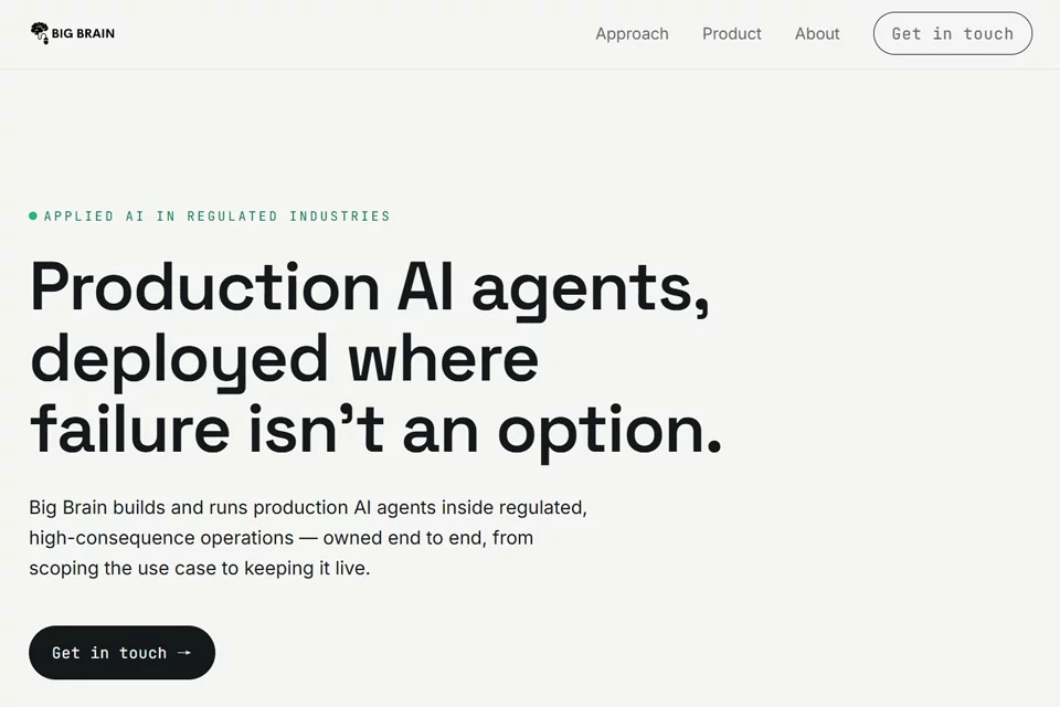 Big Brain 网站预览图